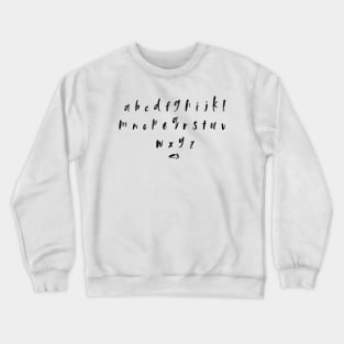 Abcd nope! Crewneck Sweatshirt